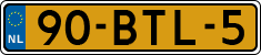 License plate of the Netherlands, Heavy Commercial Vehicles (1994 system)
