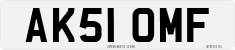 License plate of the United Kingdom, 2001 year system