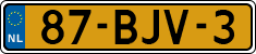 License plate of the Netherlands, Heavy Commercial Vehicles (1994 system)