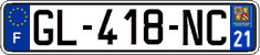 French license plate, SIV (ordinary)
