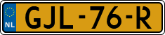 License plate of the Netherlands, Cars