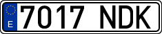 License plates of Spain, Ordinary (2000)