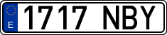 License plates of Spain, Ordinary (2000)