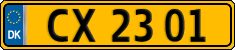 License plate of Denmark, Commercial vehicles