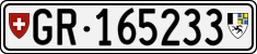 License plate of Switzerland, Cars