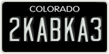 Colorado, Vanity Plates
