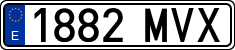 License plates of Spain, Ordinary (2000)