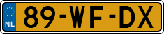 License plate of the Netherlands, Trailers