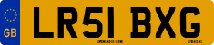 License plate of the United Kingdom, 2001 year system