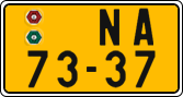 License plate of the Czech Republic, Commercial vehicles (1960)