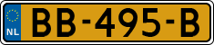 License plate of the Netherlands, Heavy Commercial Vehicles (1994 system)