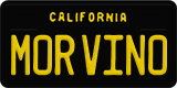 California, Vanity Plates