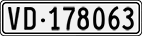License plate of Switzerland, Cars