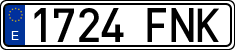 License plates of Spain, Ordinary (2000)