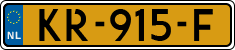 License plate of the Netherlands, Cars