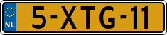 License plate of the Netherlands, Cars
