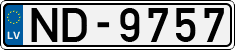 License plate of Latvia, Regular car plates