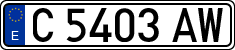License plates of Spain, 1971 year series