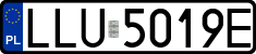 License plates of Poland, Regular car plates