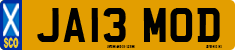 License plate of the United Kingdom, 2001 year system
