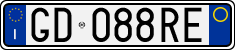 License plate of Italy, Cars (1994 year series)