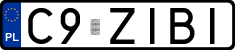 License plates of Poland, Vanity Plates