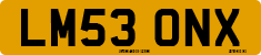 License plate of the United Kingdom, 2001 year system