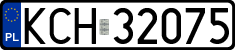 License plates of Poland, Regular car plates