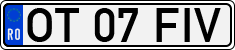 License plate of Romania, Regular plates