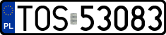 License plates of Poland, Regular car plates