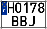 License plates of Spain, Specialty plates