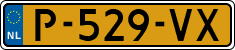 License plate of the Netherlands, Cars