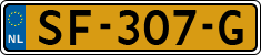 License plate of the Netherlands, Cars