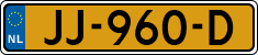 License plate of the Netherlands, Cars
