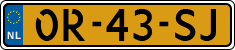 License plate of the Netherlands, Semi-trailers