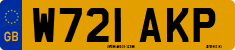 License plate of the United Kingdom, 1983 year system