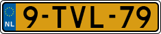 License plate of the Netherlands, Cars