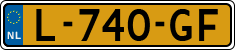 License plate of the Netherlands, Cars