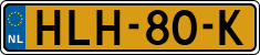 License plate of the Netherlands, Cars