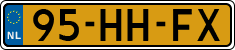 License plate of the Netherlands, Cars