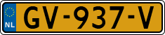 License plate of the Netherlands, Cars