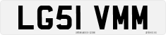 License plate of the United Kingdom, 2001 year system