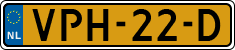 License plate of the Netherlands, Light Commercial Vehicles (1994 system)