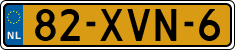 License plate of the Netherlands, Cars