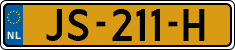 License plate of the Netherlands, Cars
