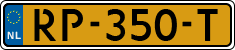 License plate of the Netherlands, Cars