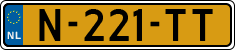 License plate of the Netherlands, Cars
