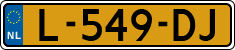 License plate of the Netherlands, Cars