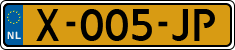 License plate of the Netherlands, Cars
