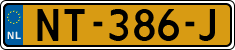 License plate of the Netherlands, Cars
